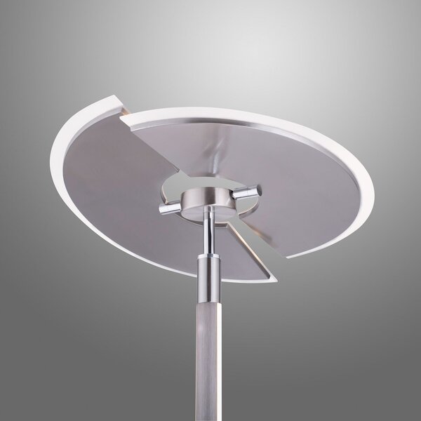 Stojací Lampa PURE, PURE Mutil, stmívatelné, Šedá, Obývací pokoj, Kov, Moderní