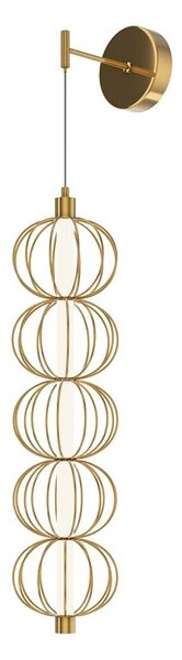 Maytoni Nástěnné LED svítidlo GOLDEN CAGE, 17W, v. 218,8 cm, CRI80
