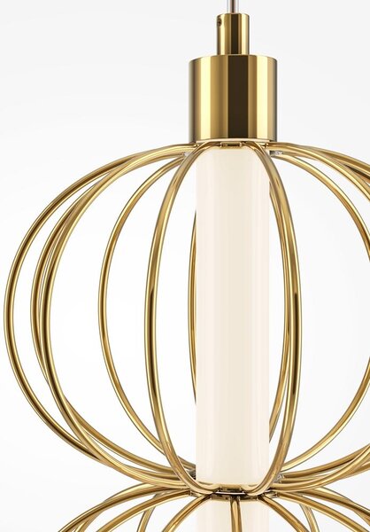 Maytoni Nástěnné LED svítidlo GOLDEN CAGE, 17W, v. 218,8 cm, CRI80
