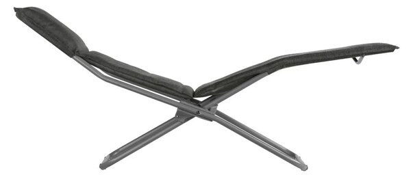 Skládací lehátko Lafuma BAYANNE chaise lounge Hedona šedá Onyx