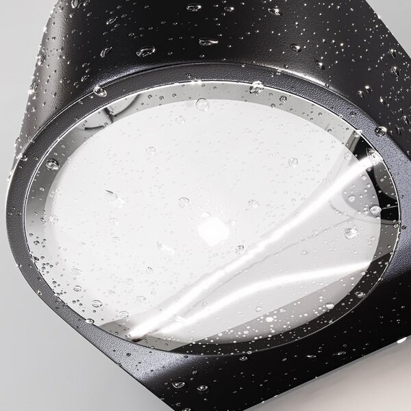 Maytoni Venkovní nástěnné LED svítidlo BLOW, 10W, v. 6,8 cm, CRI80, IP54