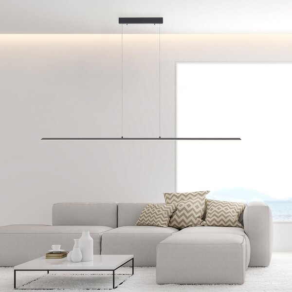 Závěsná svítidlo PURE, PURE Lite, stmívatelné, Černá, Obývací pokoj, Hliník, Moderní