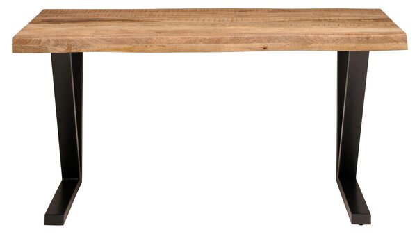 PSACÍ STŮL, přírodní barvy, černá, 160/80/76 cm Livetastic - Online Only psací stoly, Online Only