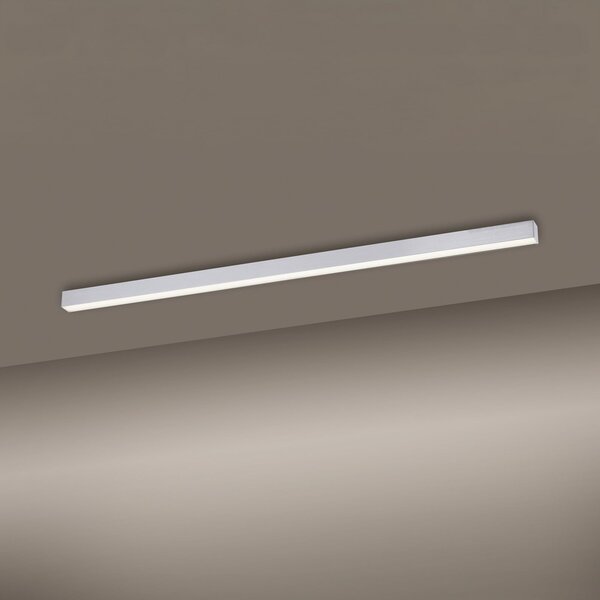 Stropní Lampa PURE, PURE Lines Straight, stmívatelné, Metalická, Obývací pokoj, Kov, Moderní