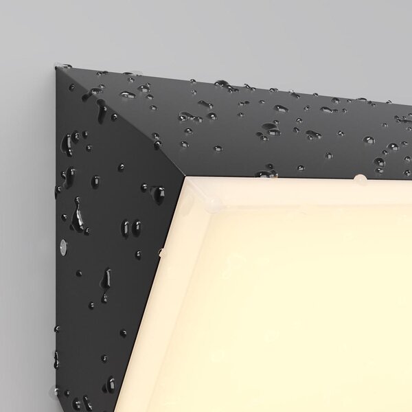 Maytoni Venkovní nástěnné LED svítidlo BRICK, 10W, d. 18 cm, CRI80, IP54
