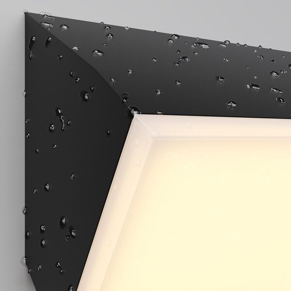 Maytoni Venkovní nástěnné LED svítidlo BRICK, 10W, d. 30 cm, CRI80, IP54