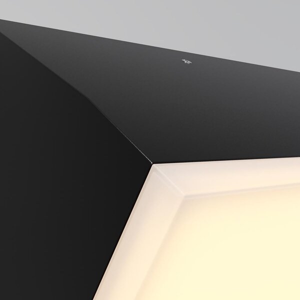 Maytoni Venkovní nástěnné LED svítidlo BRICK, 10W, d. 30 cm, CRI80, IP54