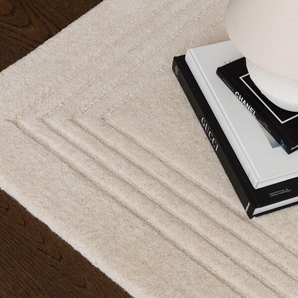Slonovinový ručně tkaný vlněný koberec 120x170 cm Orlo Ivory – Asiatic Carpets