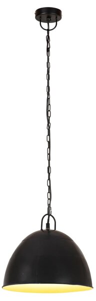 Industriální závěsné svítidlo 25 W černé kulaté 31 cm E27