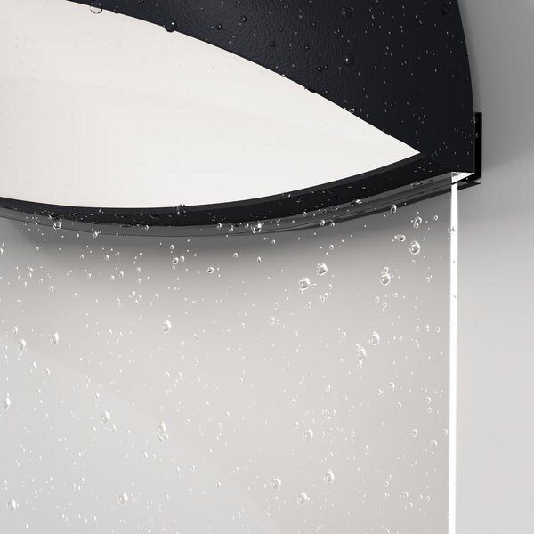 Maytoni Venkovní nástěnné LED svítidlo GLOSS, 7W, v. 18,4 cm, CRI80, IP65