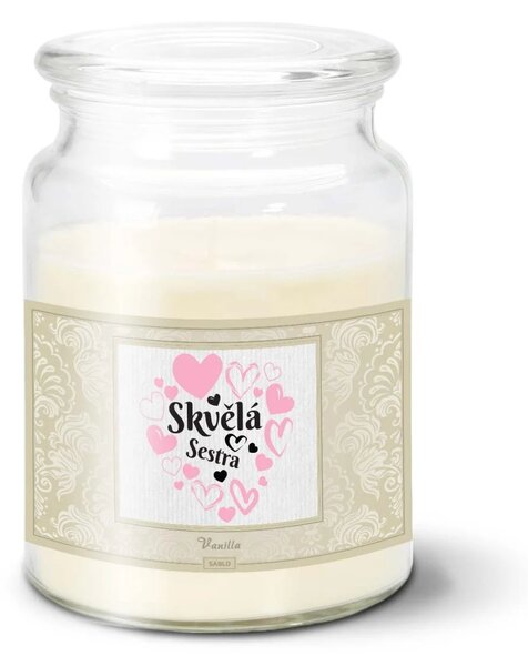 Sablio Svíčka Skvělá sestra - 500 g