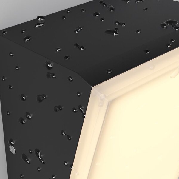 Maytoni Venkovní nástěnné LED svítidlo BRICK, 10W, v. 18 cm, CRI80, IP54
