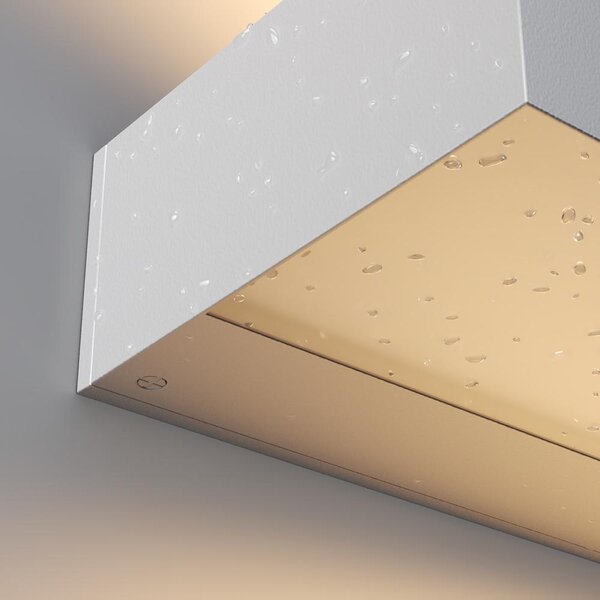 Maytoni Venkovní nástěnné LED svítidlo LOT, 20W, d. 30 cm, CRI80, IP65