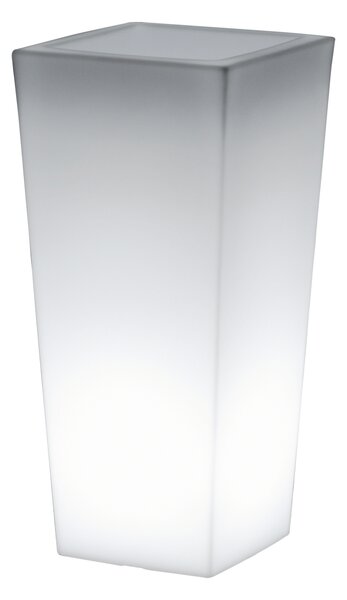 Plust - Svítící květináč KIAM pot, 35 x 35 cm - bílý
