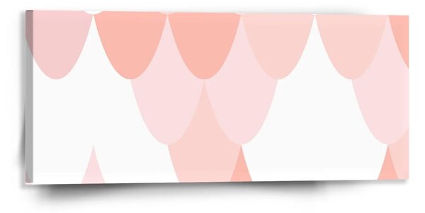 Sablio Obraz Růžové obloučky - 110x50 cm
