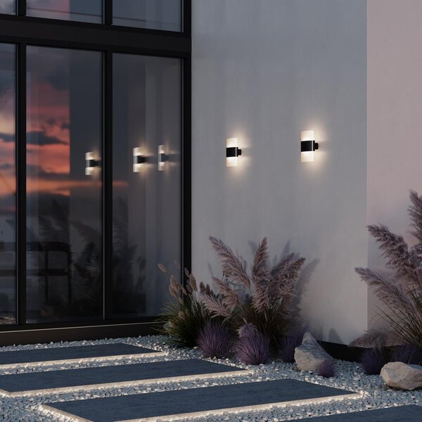Maytoni Venkovní nástěnné LED svítidlo ROM, 12W, v. 24 cm, CRI80, IP54