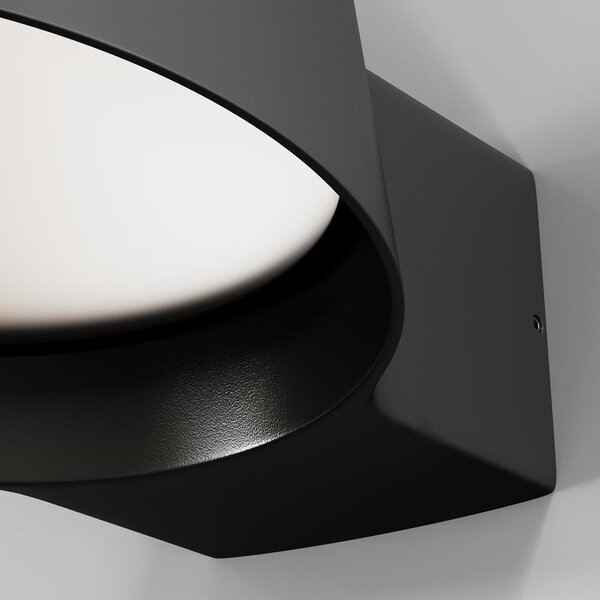 Maytoni Venkovní nástěnné LED svítidlo SHARE, 12W, d. 19 cm, IP54