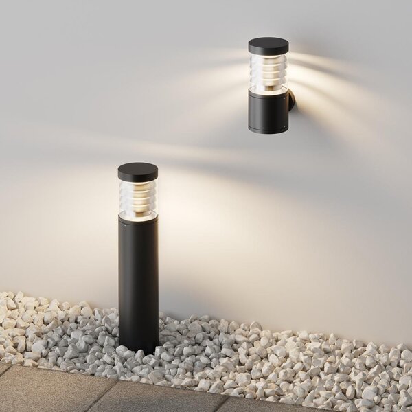Maytoni Venkovní nástěnné LED svítidlo SPIR, 12W, v. 30 cm, CRI80, IP54