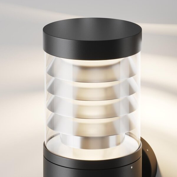 Maytoni Venkovní nástěnné LED svítidlo SPIR, 12W, v. 30 cm, CRI80, IP54