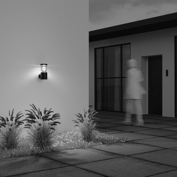 Maytoni Venkovní nástěnné LED svítidlo SPIR, 12W, v. 30 cm, CRI80, IP54