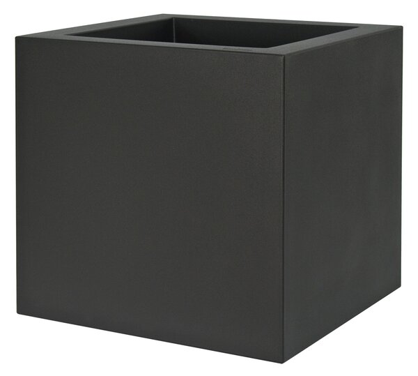 Plust - Designový květináč KUBE, 30 x 30 cm - černý