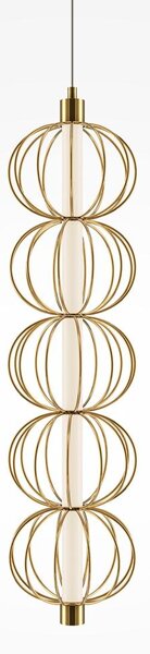 Maytoni Závěsné LED svítidlo GOLDEN CAGE, 17W, Ø 13,9 cm, CRI80