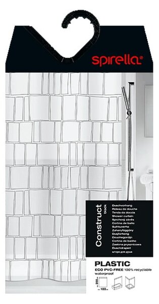 Sprchový závěs 180x200 cm Construct – Spirella