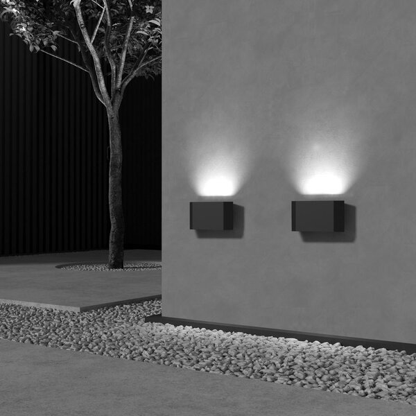 Maytoni Venkovní nástěnné LED svítidlo PULL, 5W, d. 20,5 cm, CRI80, IP54