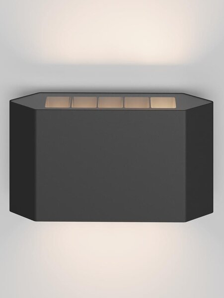 Maytoni Venkovní nástěnné LED svítidlo PULL, 8W, d. 20,5 cm, CRI80, IP54