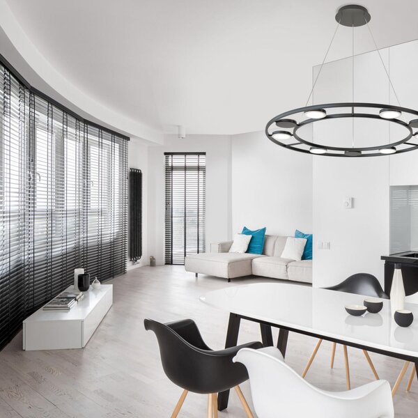 Maytoni Závěsné LED svítidlo FAD, 63W, Ø 80 cm, CRI80