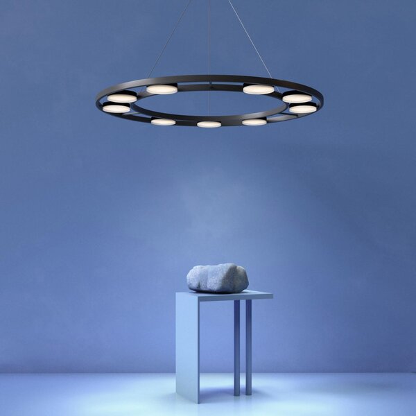 Maytoni Závěsné LED svítidlo FAD, 63W, Ø 80 cm, CRI80