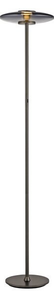 Stojací Lampa PURE, Vitrum, stmívatelné, Šedá, Obývací pokoj, Hliník, Moderní