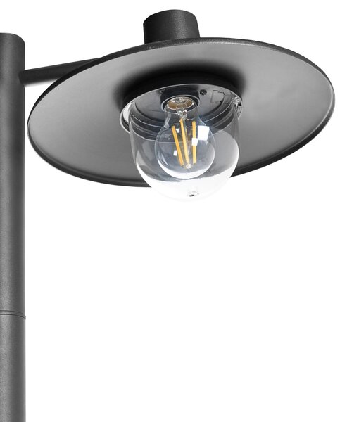 Venkovní sloupová lampa BARALIA Černá