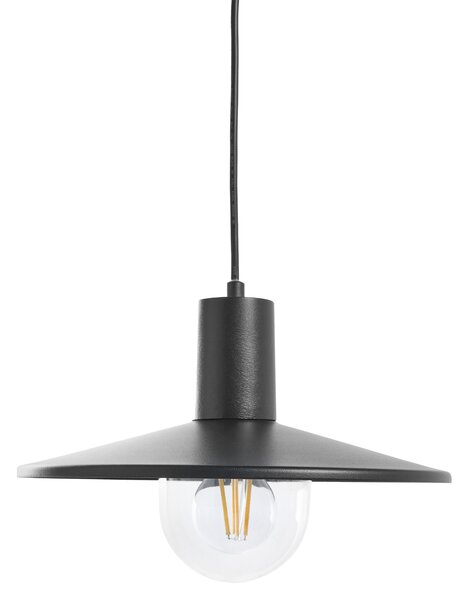 Venkovní závěsná lampa BARALIA Kov Černá