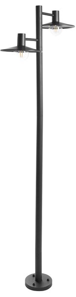 Venkovní sloupová lampa BARALIA Černá