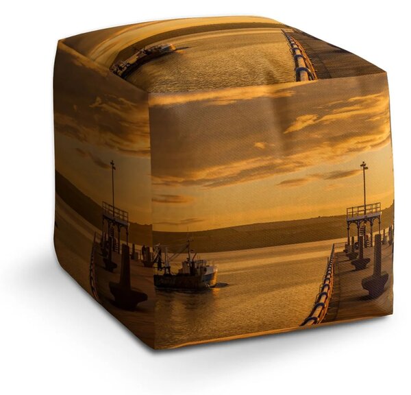 Sablio Taburet Cube Molo - 40x40x40 cm
