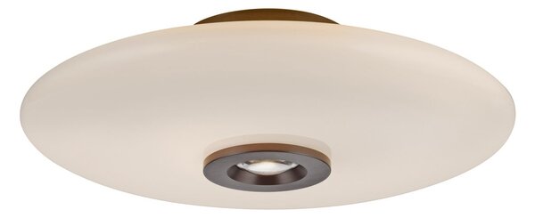 Stropní Lampa PURE, Vitrum, stmívatelné, Hnědá / Rezavá, Obývací pokoj, Sklo, Moderní