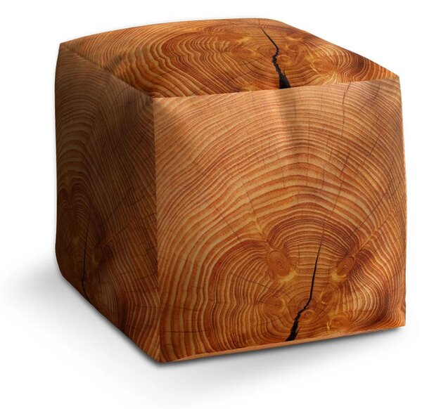 Sablio Taburet Cube Dřevo 2 - 40x40x40 cm