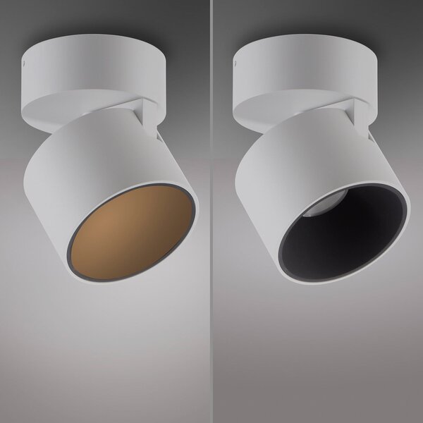 Stropní Lampa PURE, Cup, stmívatelné, Bílá, Obývací pokoj, Kov, Moderní