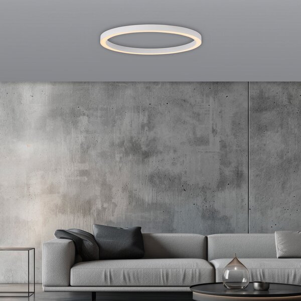 Stropní Lampa PURE, Lines, stmívatelné, Bílá, Obývací pokoj, Kov, Moderní