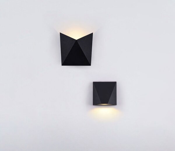 Maytoni Venkovní nástěnné LED svítidlo BEEKMAN, 6W, v. 12 cm, CRI80, IP54
