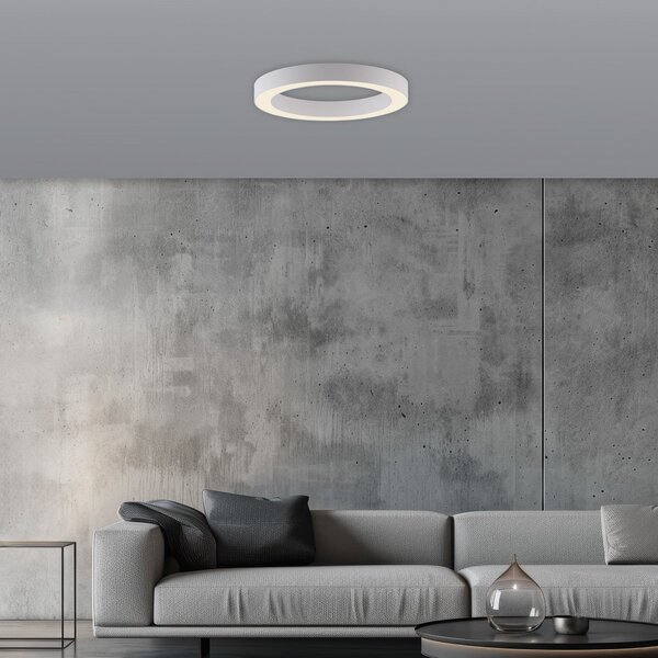 Stropní Lampa PURE, Lines, stmívatelné, Bílá, Obývací pokoj, Kov, Moderní