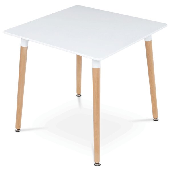 Jídelní stůl DT-303 bílý / naturální