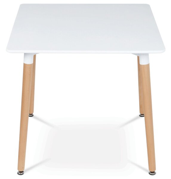Jídelní stůl DT-303 bílý / naturální