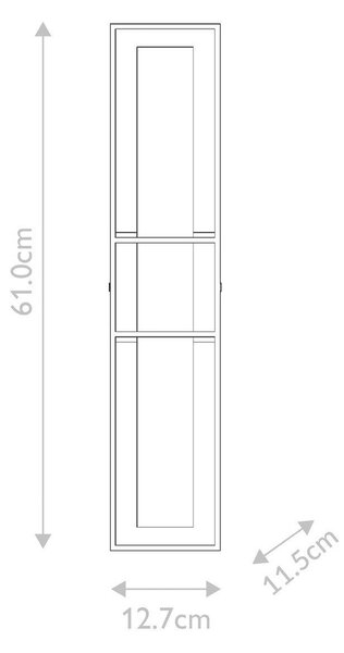 NÁSTĚNNÉ LED SVÍTIDLO, 61/12,7/11,5 cm Elstead Lighting - Online Only svítidla, Online Only