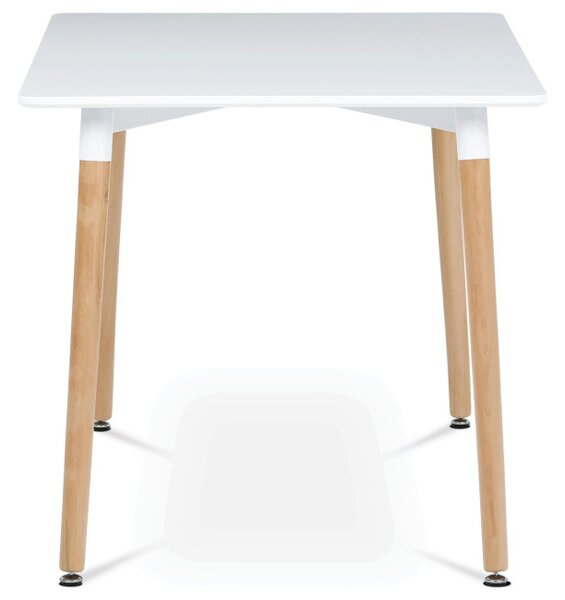 Jídelní stůl DT-304 bílý / naturální