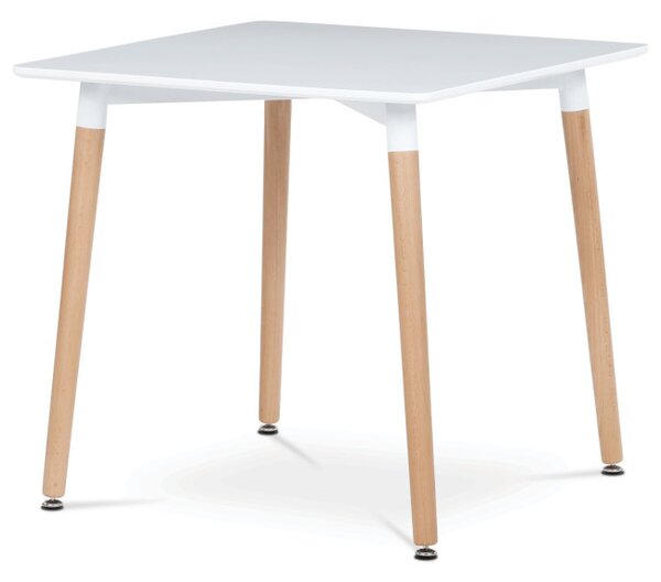 Jídelní stůl DT-303 bílý / naturální