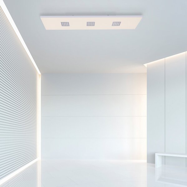 Stropní Lampa PURE, Neo, stmívatelné, Bílá, Obývací pokoj, Kov, Moderní