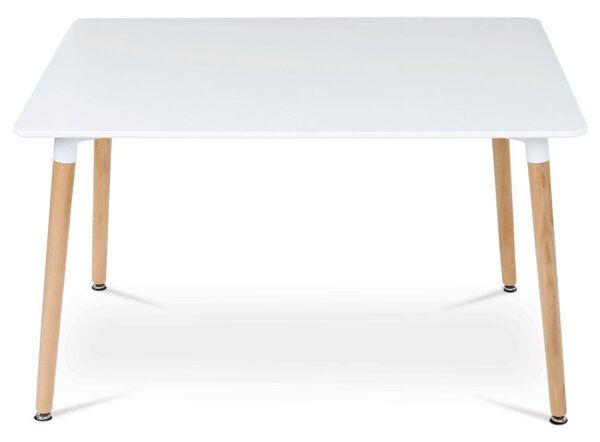 Jídelní stůl DT-304 bílý / naturální