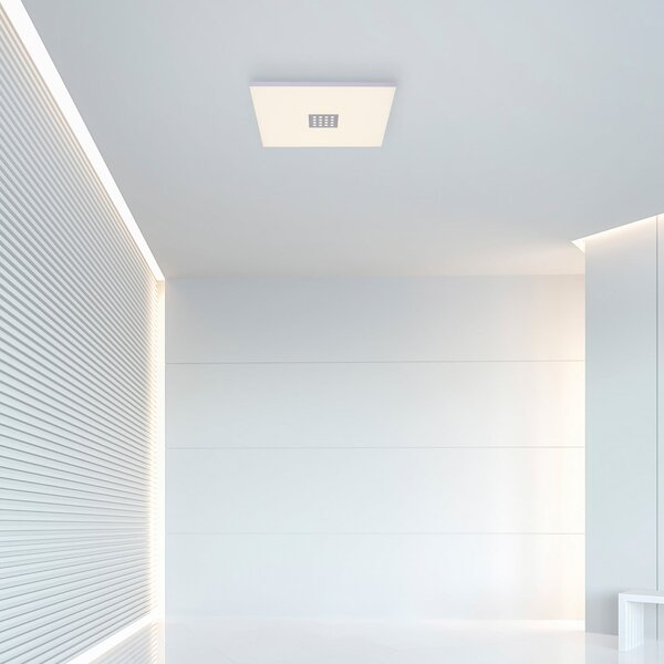 Stropní Lampa PURE, Neo, stmívatelné, Bílá, Obývací pokoj, Kov, Moderní